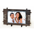 Sublimation stone rock photo frame raw slates SH-40